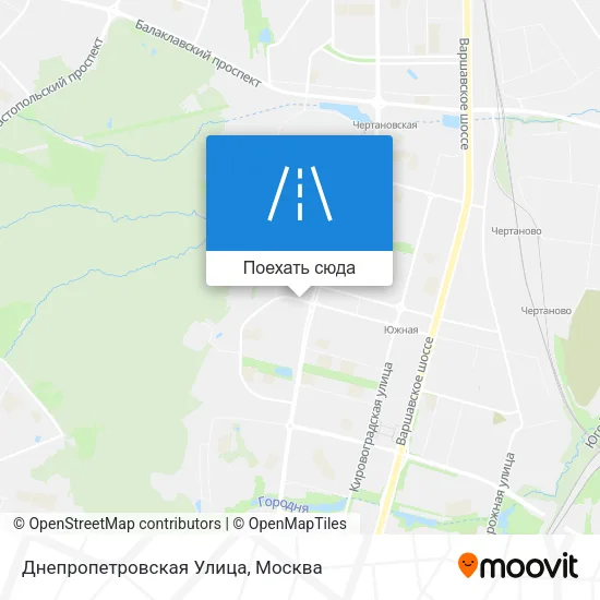 Карта Днепропетровская Улица