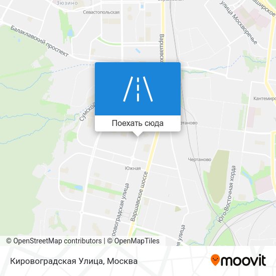 Карта Кировоградская Улица