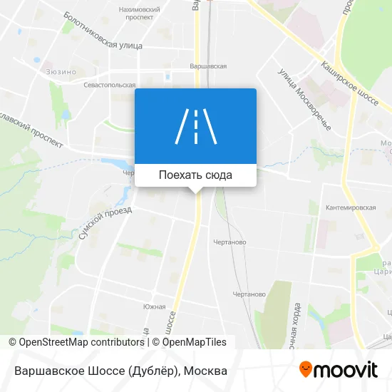 Карта Варшавское Шоссе (Дублёр)