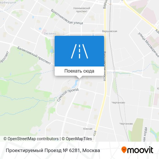 Карта Проектируемый Проезд № 6281