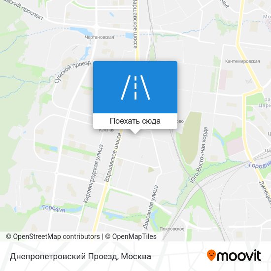 Карта Днепропетровский Проезд