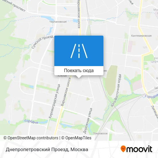 Карта Днепропетровский Проезд