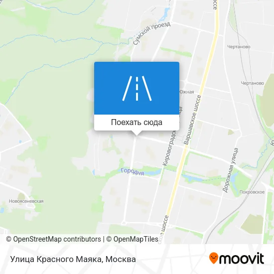 Карта Улица Красного Маяка
