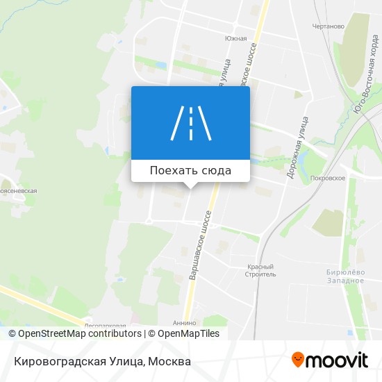 Карта Кировоградская Улица