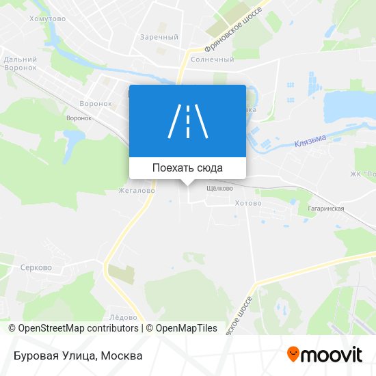 Карта Буровая Улица