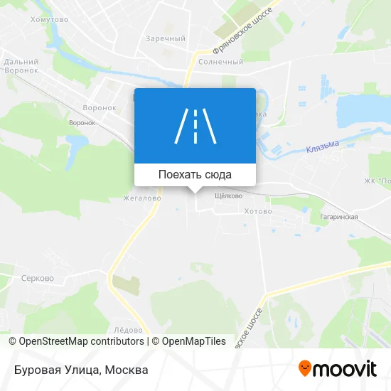 Карта Буровая Улица