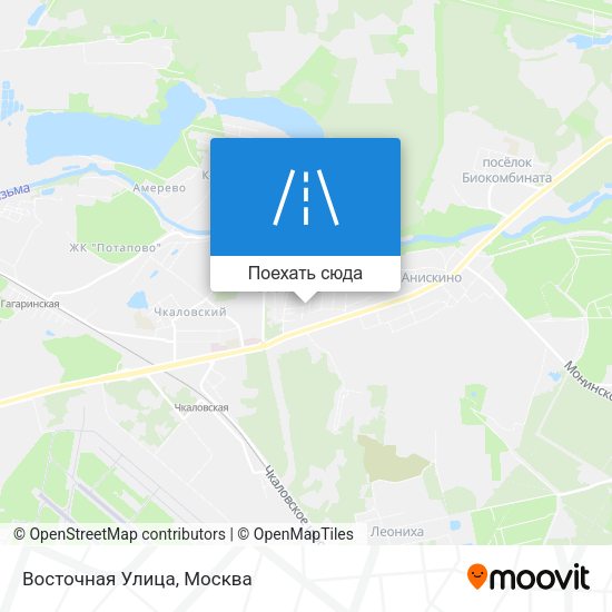 Карта Восточная Улица