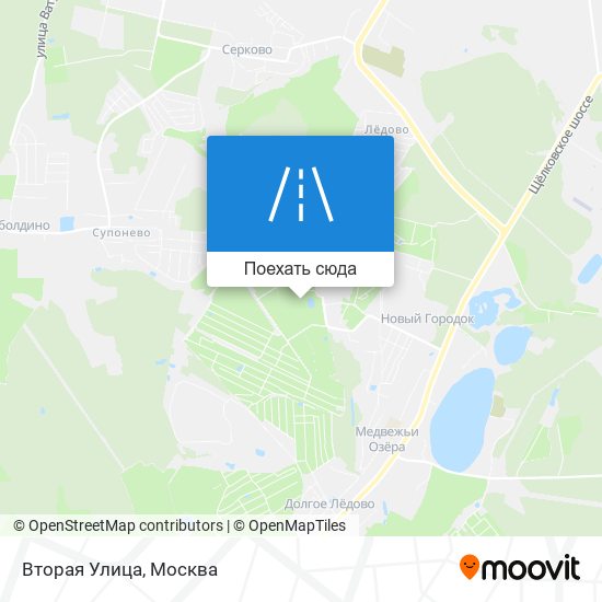 Карта Вторая Улица