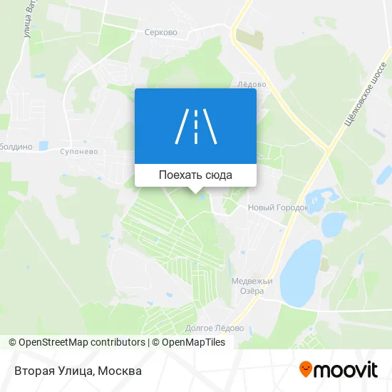 Карта Вторая Улица
