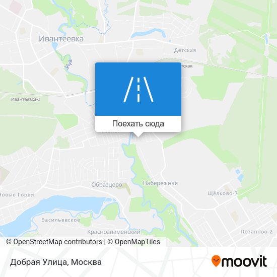 Карта Добрая Улица