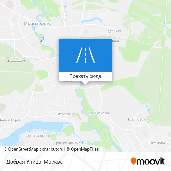 Карта Добрая Улица