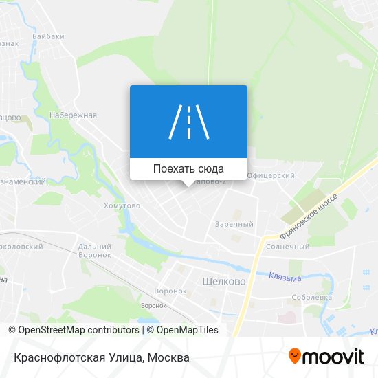 Карта Краснофлотская Улица