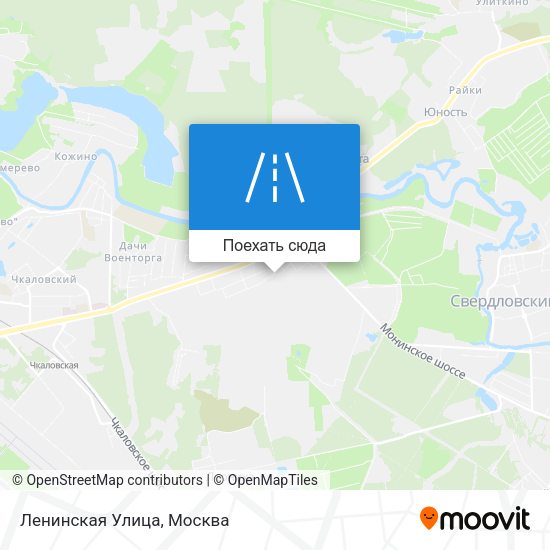 Карта Ленинская Улица