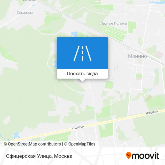 Карта Офицерская Улица