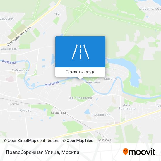 Карта Правобережная Улица