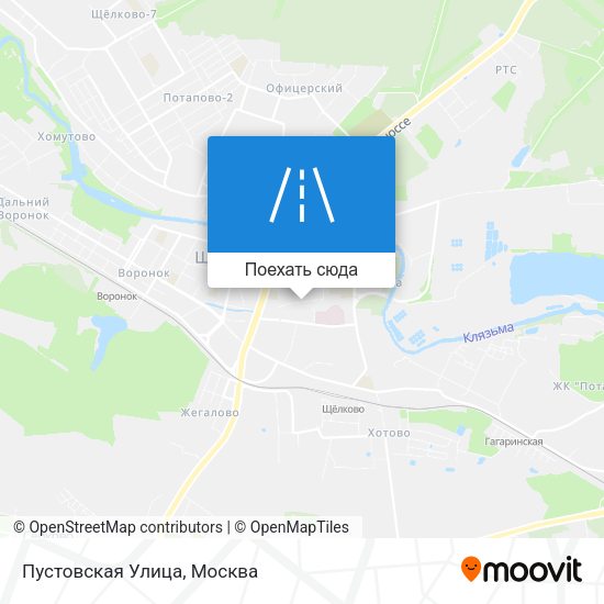Карта Пустовская Улица
