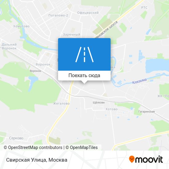 Карта Свирская Улица