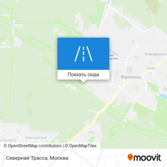 Карта Северная Трасса
