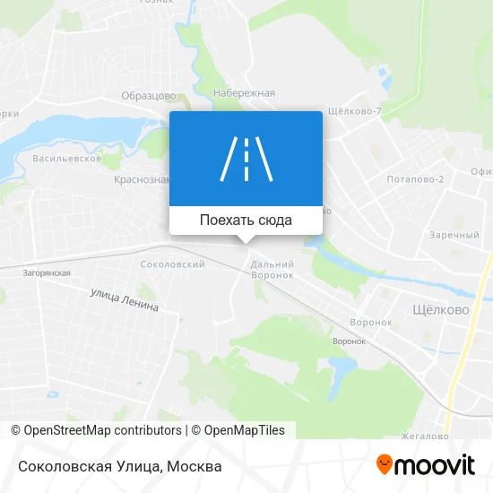 Карта Соколовская Улица