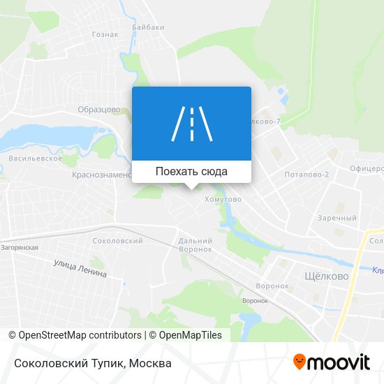 Карта Соколовский Тупик