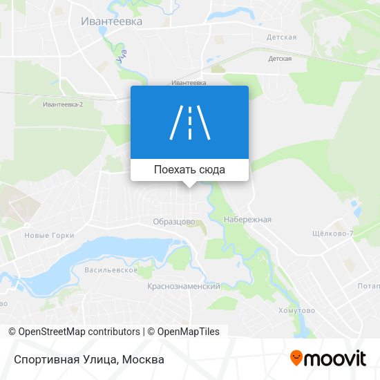 Карта Спортивная Улица