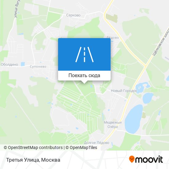 Карта Третья Улица
