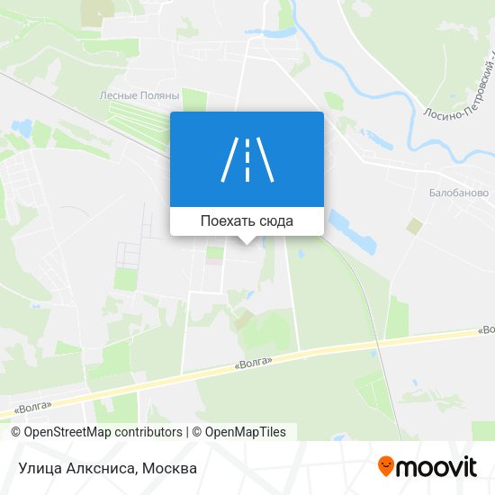Карта Улица Алксниса