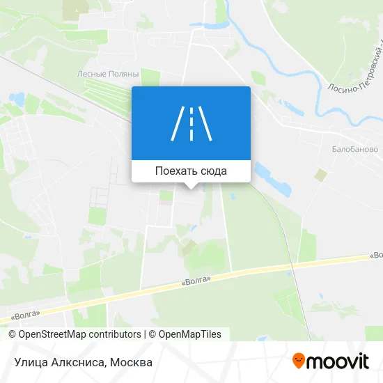 Карта Улица Алксниса
