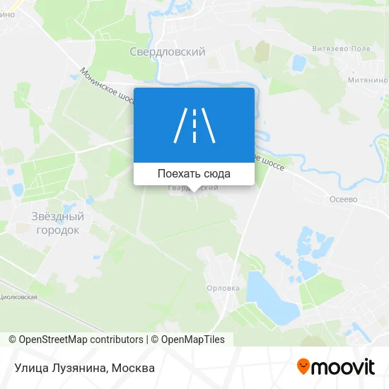 Карта Улица Лузянина