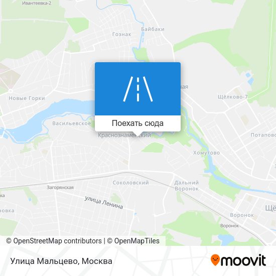 Карта Улица Мальцево