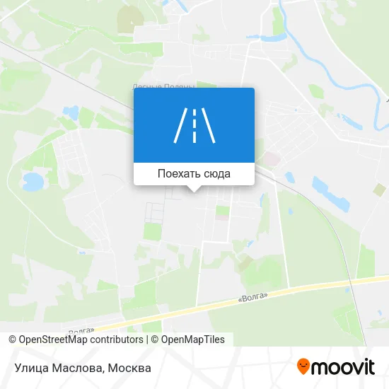 Карта Улица Маслова