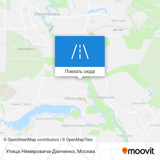 Карта Улица Немировича-Данченко