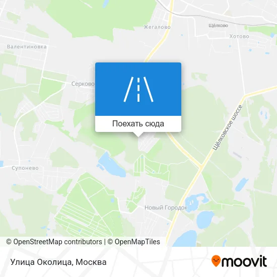 Карта Улица Околица