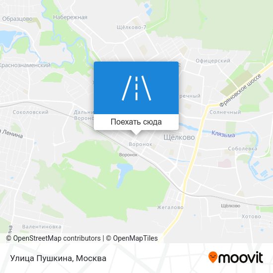 Карта Улица Пушкина