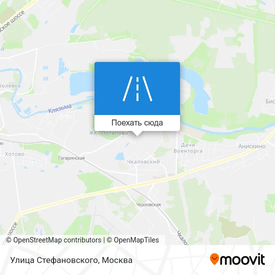 Карта Улица Стефановского
