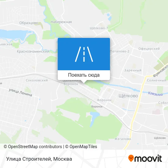 Карта Улица Строителей