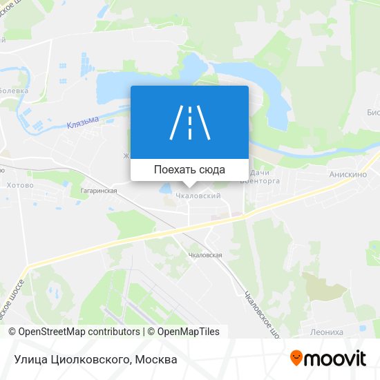 Карта Улица Циолковского