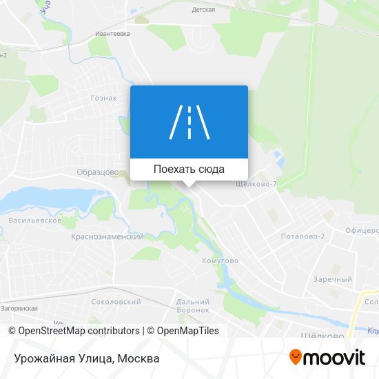 Карта Урожайная Улица