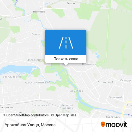 Карта Урожайная Улица