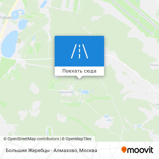 Карта Большие Жеребцы - Алмазово