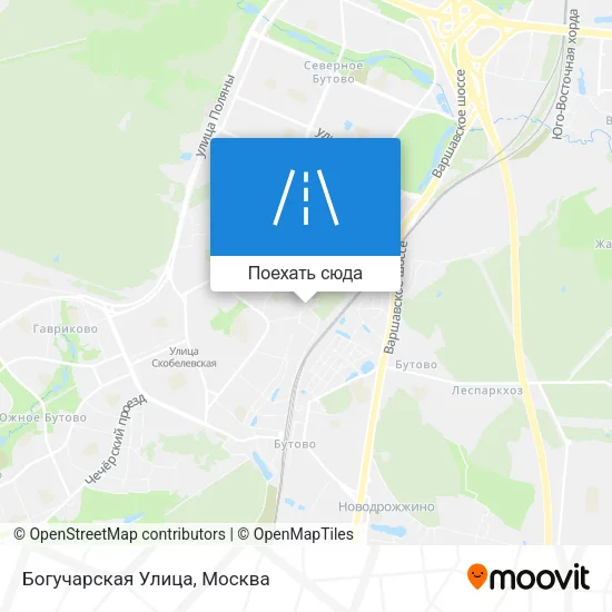 Карта Богучарская Улица