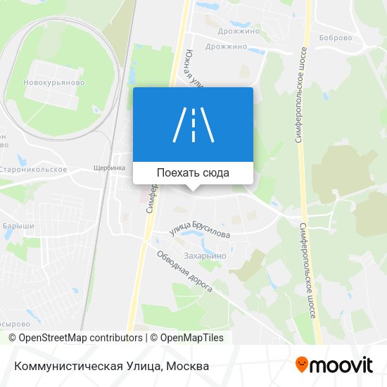 Карта Коммунистическая Улица
