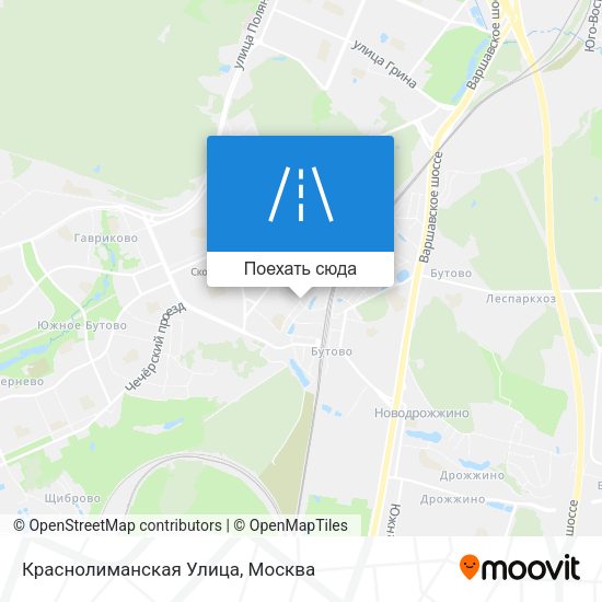 Карта Краснолиманская Улица