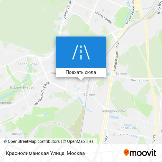Карта Краснолиманская Улица