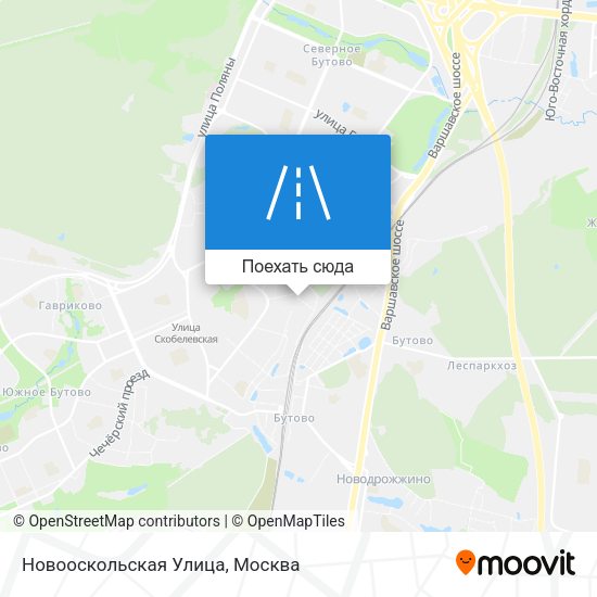Карта Новооскольская Улица