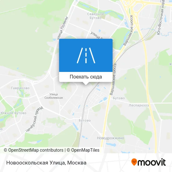 Карта Новооскольская Улица