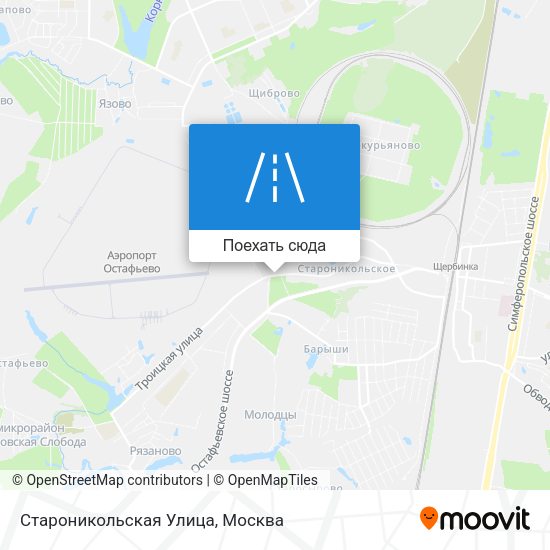 Карта Староникольская Улица