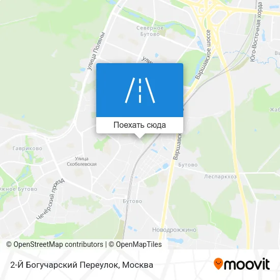 Карта 2-Й Богучарский Переулок