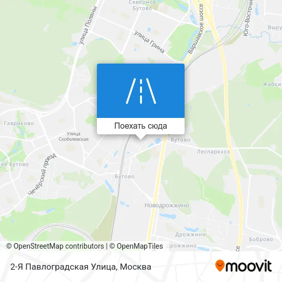 Карта 2-Я Павлоградская Улица