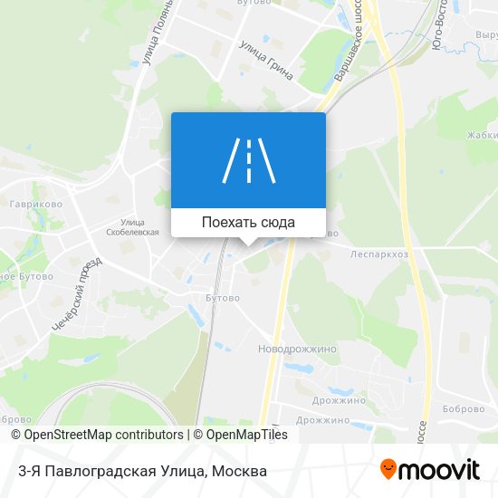 Карта 3-Я Павлоградская Улица